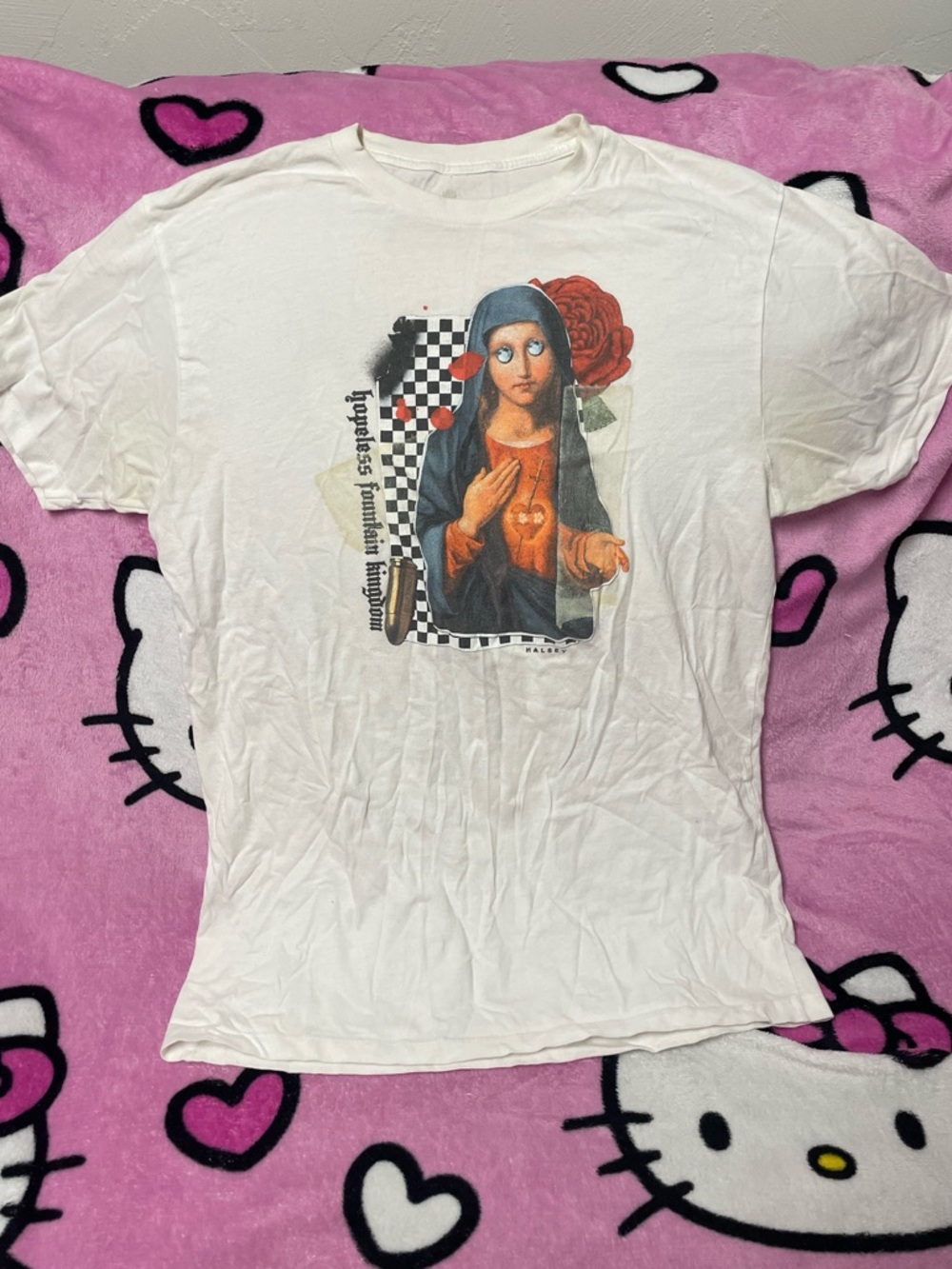 Halsey Hopeless Fountain Kingdom Virgin Mary tee